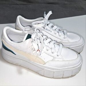 Puma Mayze Stack White Malachite Women Casual Platform Shoes size 9.5